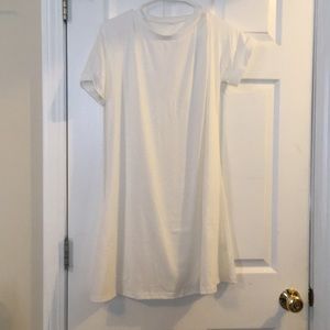 White T-Shirt style dress